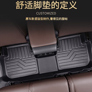 适用于福特蒙迪欧锐界LPLUS烈马锐际领睿领域翼虎翼博TPE汽车脚垫