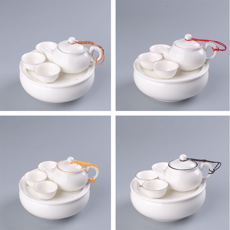 旅行潮汕工夫茶具宿舍用功夫茶便携套装喝茶壶小型荼具户外陶瓷