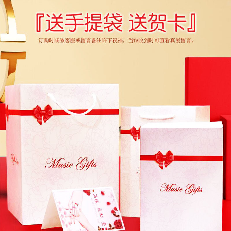 猫咪音乐盒八音盒旋转发光复古少女心浪漫生日礼物送女生女童闺蜜