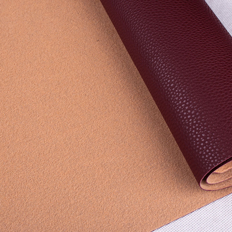 1.0厚欧标荔枝纹皮革面料沙发皮料加厚耐磨ktv卡座软包硬包人造革