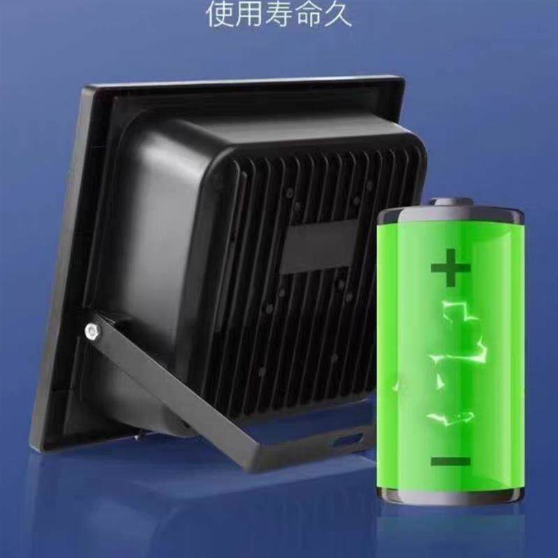 太阳能灯头配件单买灯头带电池 6V光伏板通用超亮防水庭院户外灯