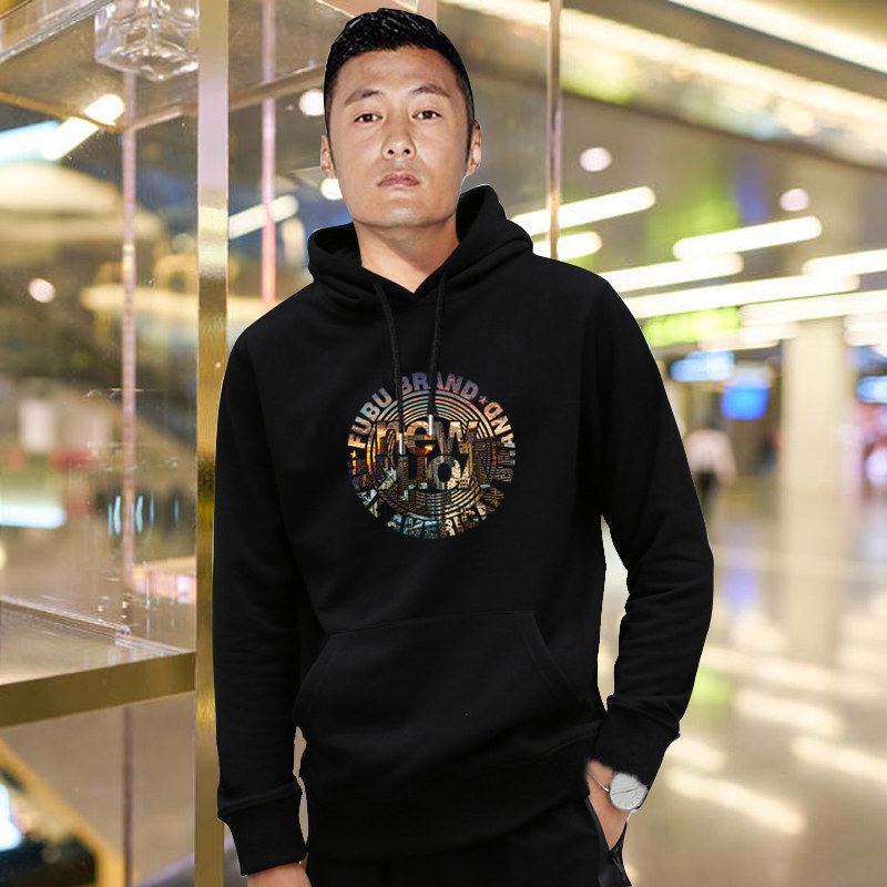 香港it代购潮牌余文乐同款卫衣男连帽宽松大码秋冬款加绒外套