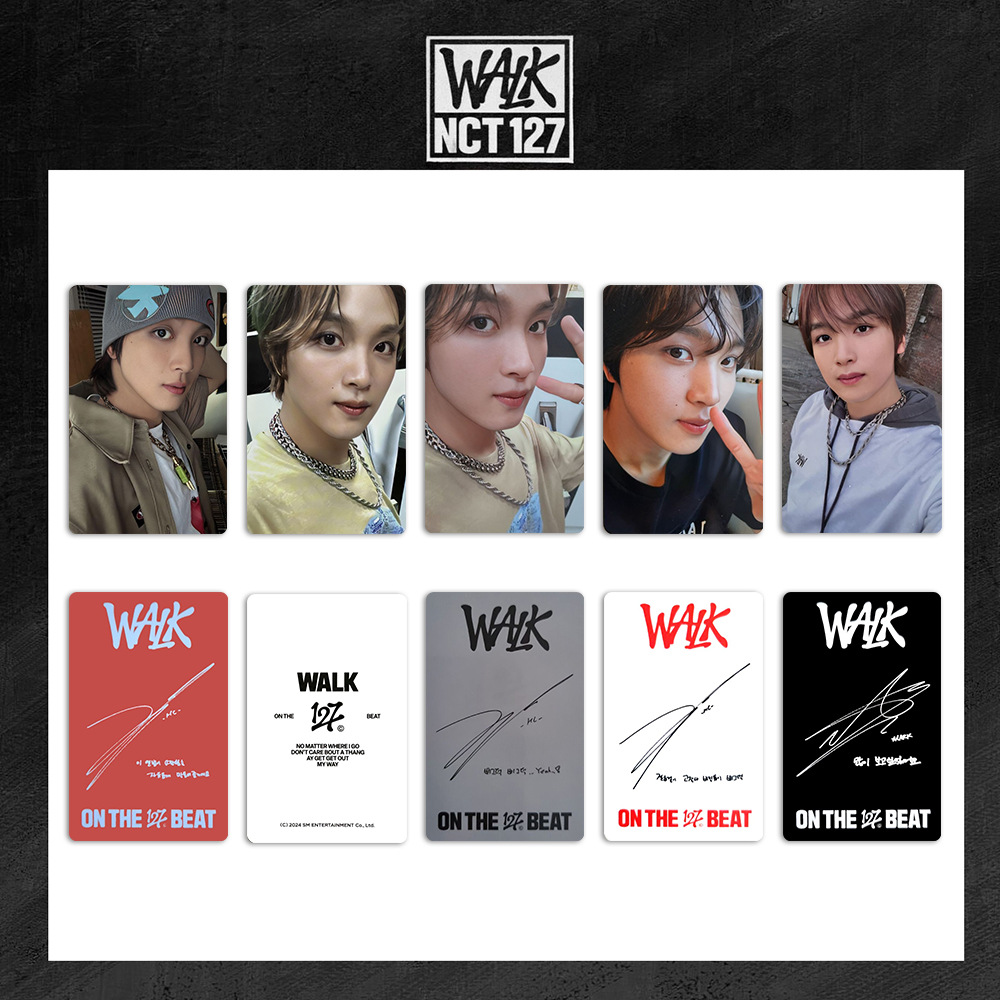 NCT 127周边小卡 WALK随机卡 ON THE BEAT 楷灿 HAECHAN 李东赫