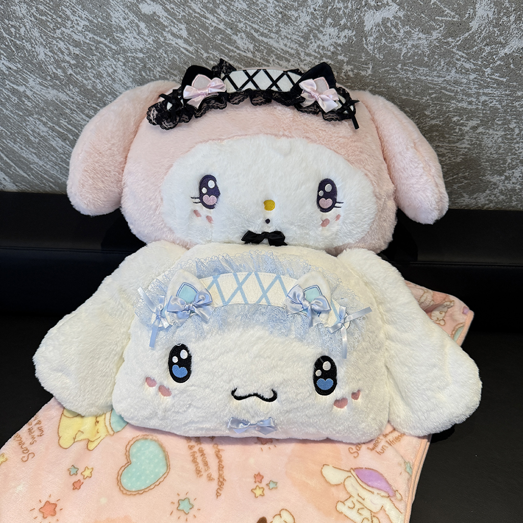 可爱卡通小恶魔抱枕被子两用二合一办公室午睡空调毯车载枕头靠枕