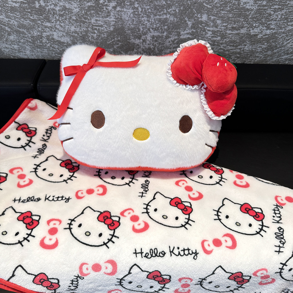 可爱Kt猫咪毛绒午睡抱枕毯子空调被子二合一玩偶女生两用生日礼物