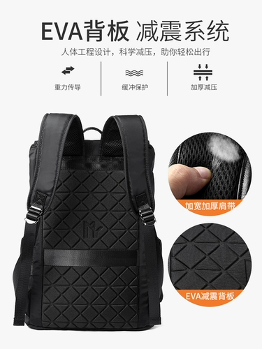 Модный трендовый ноутбук для путешествий, сумка, школьный рюкзак, простой и элегантный дизайн, бизнес-версия, 15 дюймов