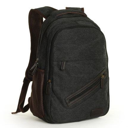 韩版潮流男包 双肩包学院帆布包 休闲电脑包旅行包背包中学生书包