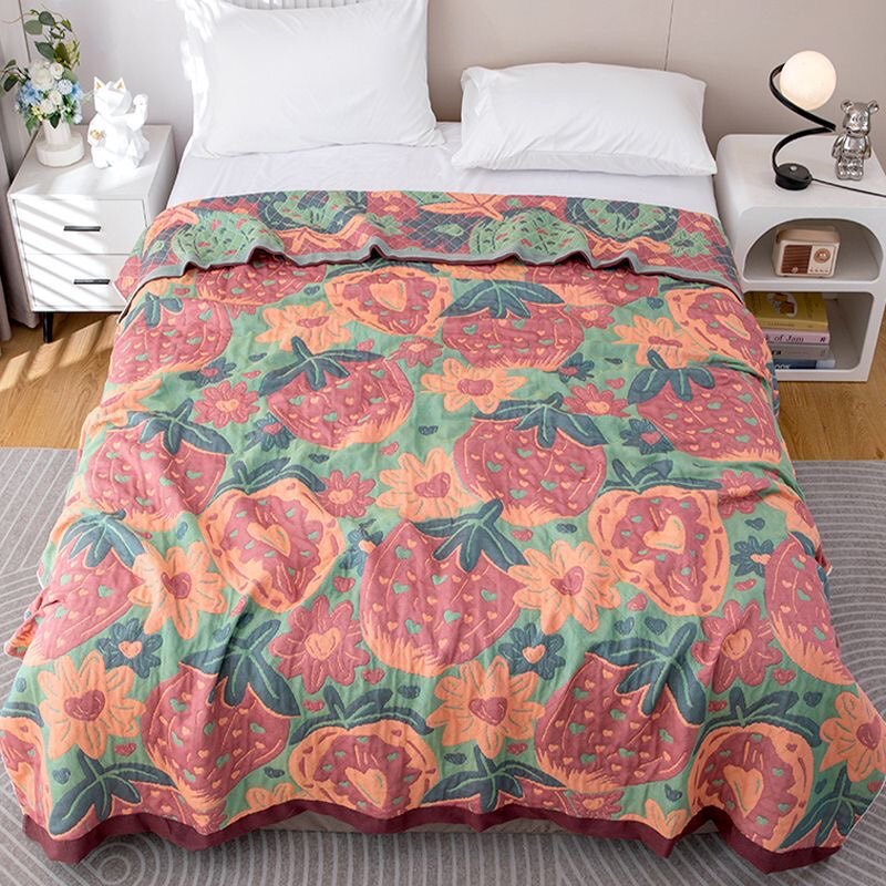 150*200床盖六层棉纱布毛巾被空调被盖毯加厚柔软亲肤透气不掉色,床上用品,床盖,淘宝优惠券,粉丝福利购,淘宝优惠卷