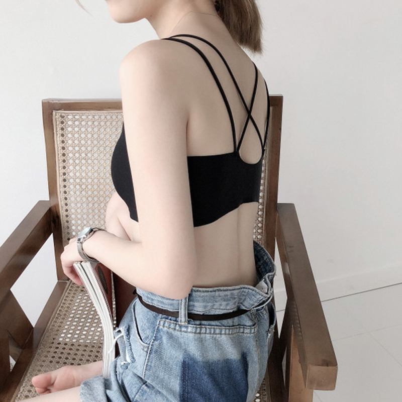 Ïļ¾Ê±ÉйüÐØÊ½ÃÀ±³µõ´ø±³ÐÄ·À×ß¹â¶Ì¿îÐԸоÛ£´òµ×Ä¨ÐØÄÚÒÂŮʿ