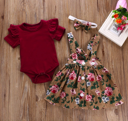 dress Clothing girl Baby Girls Kids Skirt Romper Clothes