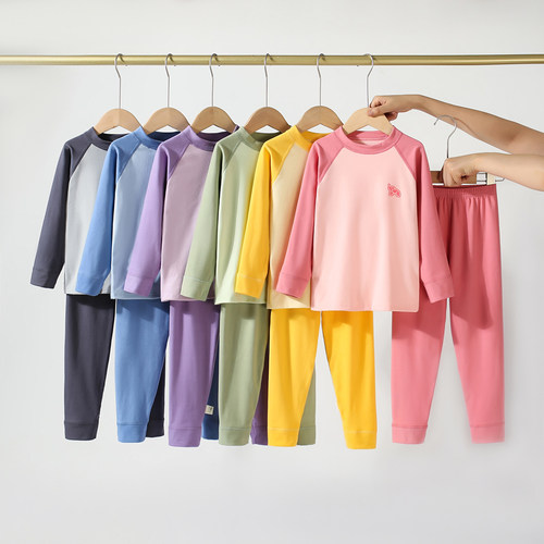 儿童秋衣秋裤套装2026新款青少年男童春秋款大童保暖内衣女童睡衣