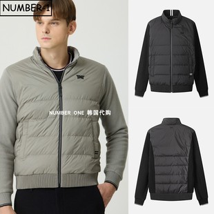 羽绒服上衣 徽标口袋小高领长袖 韩国代购 pxg高尔夫球服25年男冬季