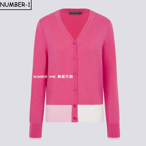 韩国代购GFORE高尔夫球服26年女款上衣时尚纯色弹力开衫外套