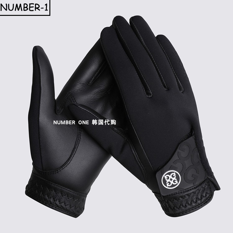 韩国代购GFORE高尔夫手套25年女款四季柔软纯色百搭运动五指手套