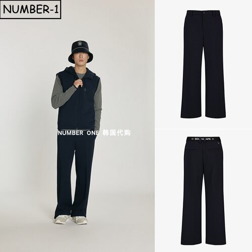 韩国代购southcape高尔夫球服26年男冬吸湿速干防紫外线口袋长裤