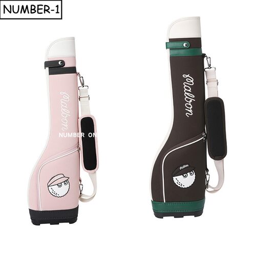 韩国代购malbon高尔夫球包26年男女春徽标图案单肩包枪包半包球包