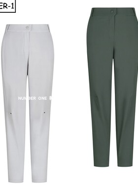 韩国代购amazingcre高尔夫球服26年女款春季简约纯色弹力运动长裤