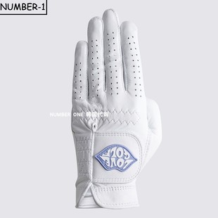 韩国代购GFORE高尔夫手套25年男女四季柔软golf百搭运动五指手套
