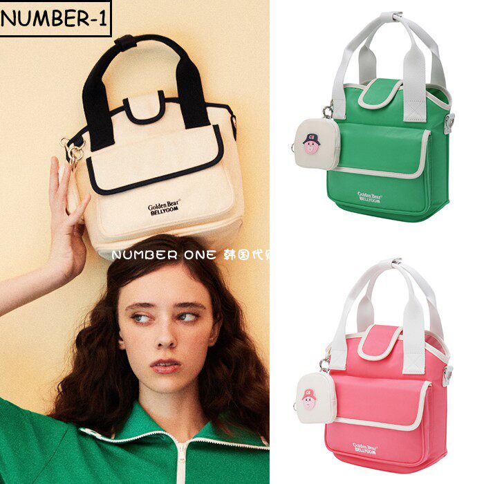 韩国代购golden bear高尔夫球包24年女夏可拆卸小袋手提包单肩包