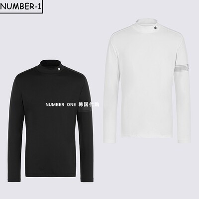 韩国代购GFORE高尔夫球服26年男款春季纯色弹力舒适百搭长袖上衣