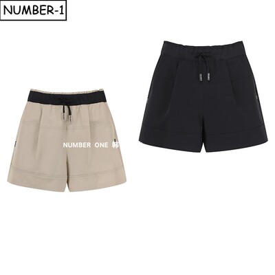 韩国代购pearly gates高尔夫球服26年女春微笑徽标侧口袋抽绳短裤