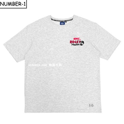 韩国代购bunkershop高尔夫球服25年男女透气亲肤休闲户外运动T恤