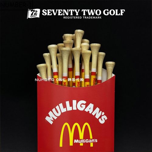 韩国代购bunkershop高尔夫配饰24年新款ins薯条golf球tee礼盒送礼