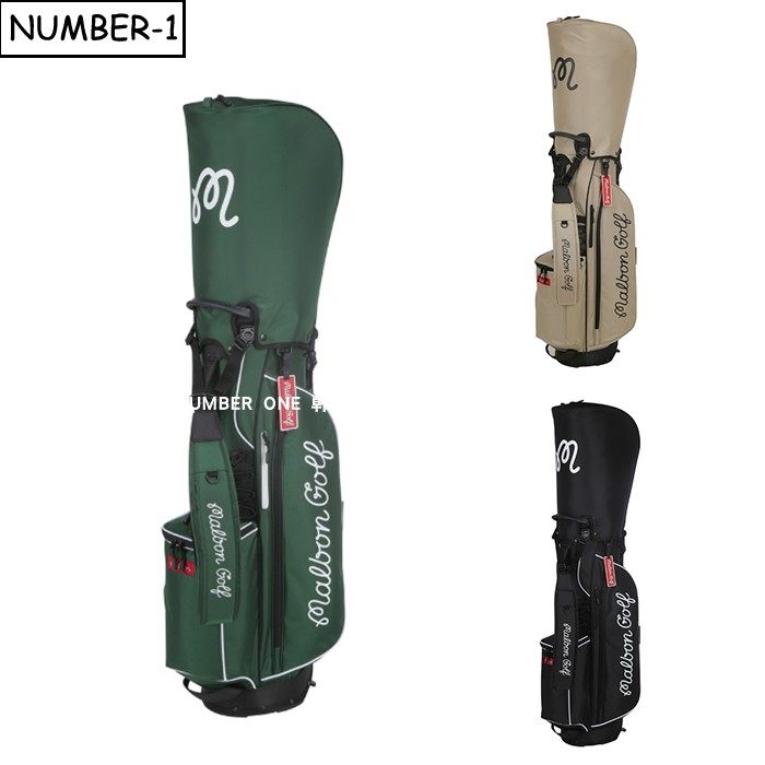 韩国代购malbon高尔夫球包26年男女春季纯色徽标图案站立包单肩包