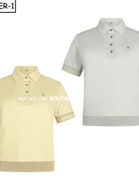 韩国代购amazingcre高尔夫球服26年女款春夏吸汗透气柔软polo上衣