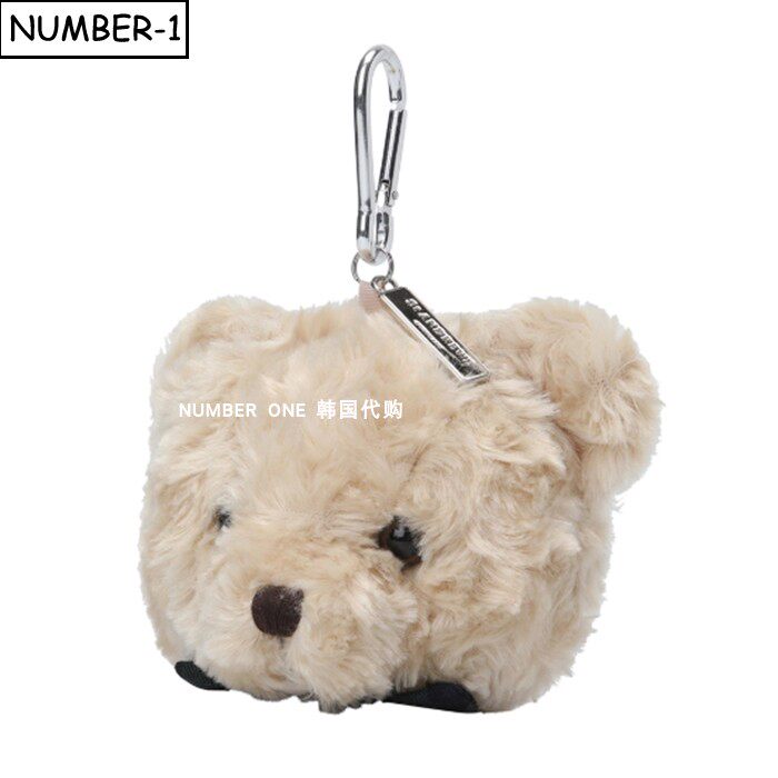 韩国代购st andrews高尔夫球包26年男女夏季毛绒小熊挂扣拉链球袋