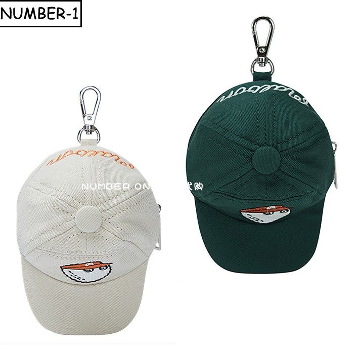 韩国代购malbon高尔夫球包24年男女秋冬徽标图案拉链挂扣迷你球盒