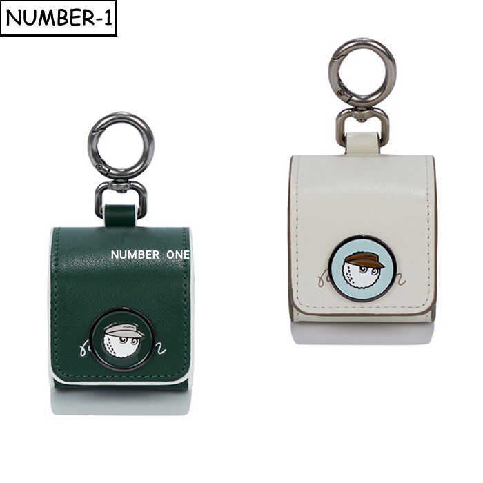 韩国代购malbon高尔夫球包26年男女春纯色徽标图案挂扣迷你小球盒