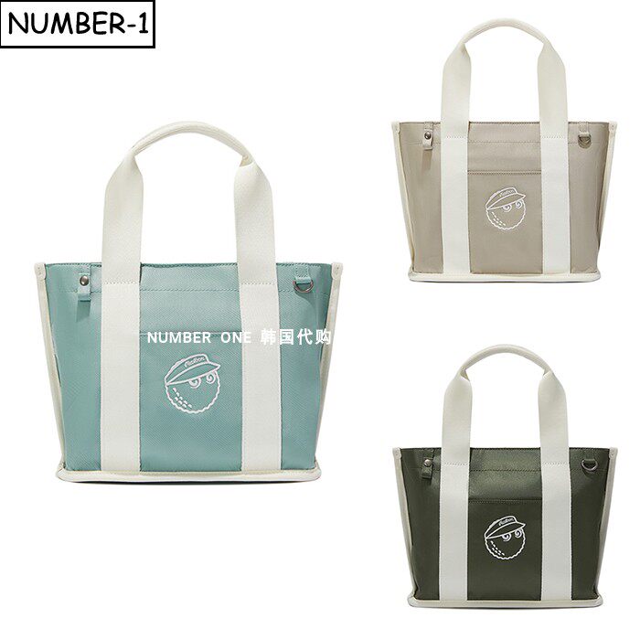 韩国代购malbon高尔夫球包26年女春季徽标图案日常拉链手提包拎包