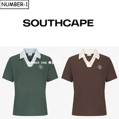 韩国代购southcape高尔夫球服26年女夏防紫外线吸湿排汗透气短袖