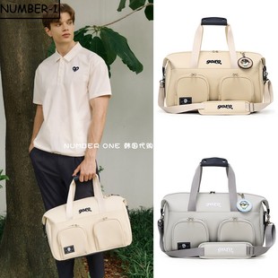韩国代购GOXO高尔夫球包24年男女大容量手拎斜挎衣物包波士顿包