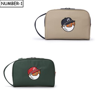 韩国代购malbon高尔夫球包26年男女春徽标图案拉链手拿包拎包小袋