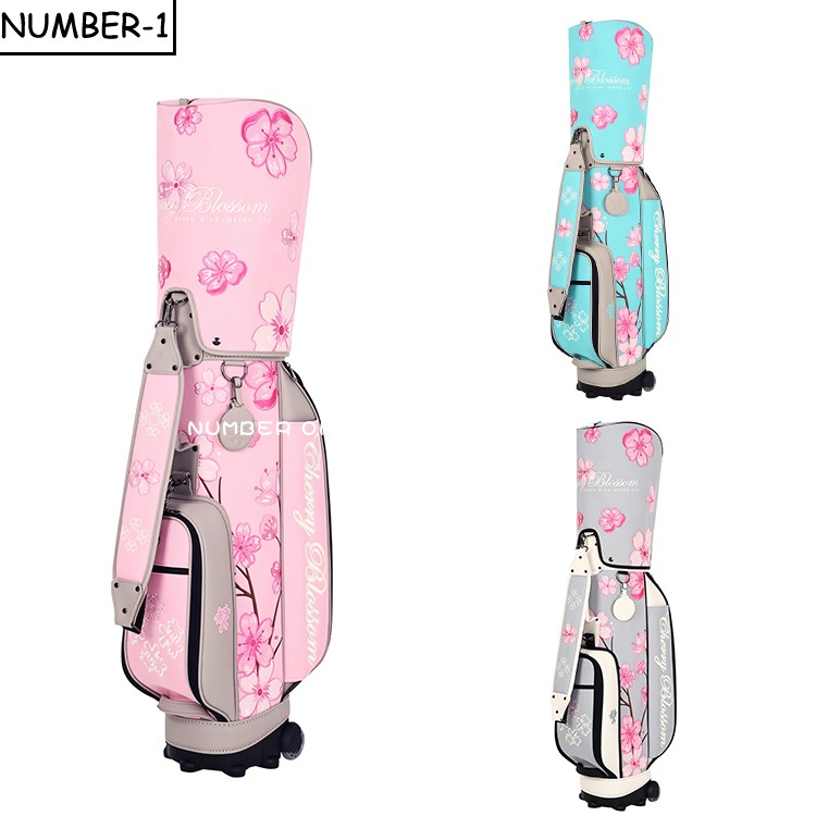 韩国代购PALM TREE高尔夫球包24年男女ins花朵个性轻便球包背包