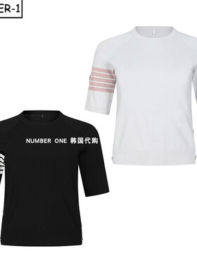 韩国代购amazingcre高尔夫球服26年女款夏季透气吸汗弹力半袖上衣