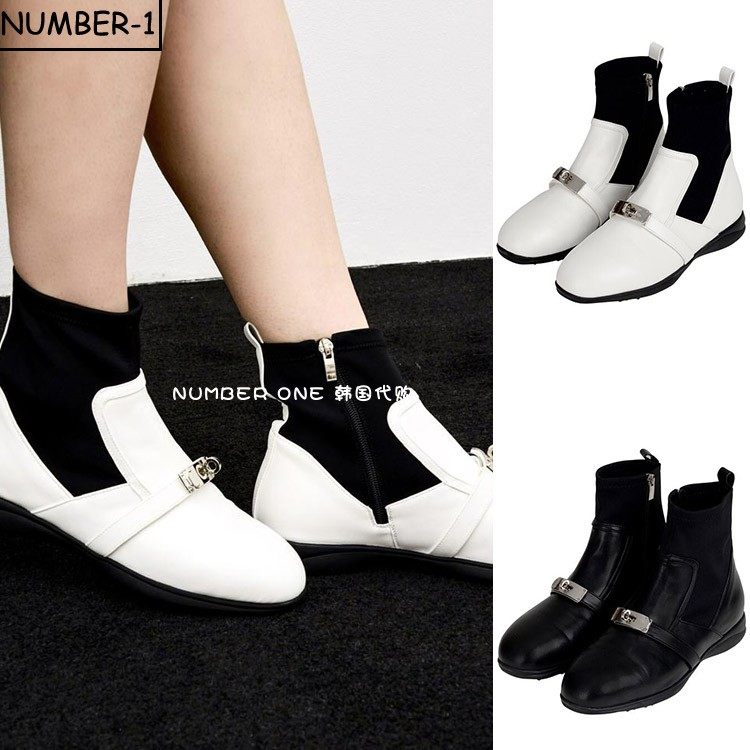 韩国代购ANELL高尔夫球鞋24年女款四季时尚百搭英伦小皮鞋球鞋