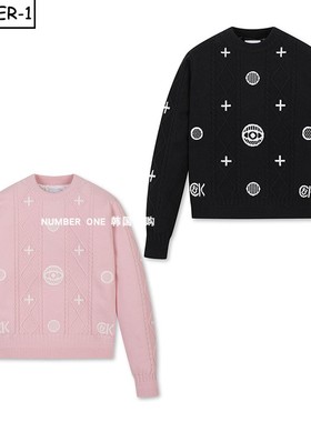 韩国代购CRAIG&KARL高尔夫球服25年女款冬季时尚加厚圆领毛衣上衣