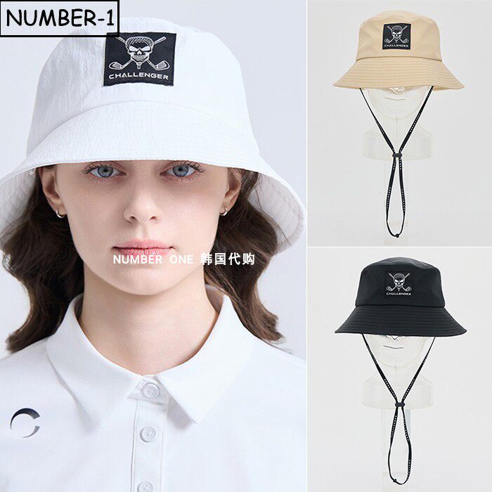 韩国代购challenger高尔夫球帽26年男女春徽标图案系带贝雷帽球帽