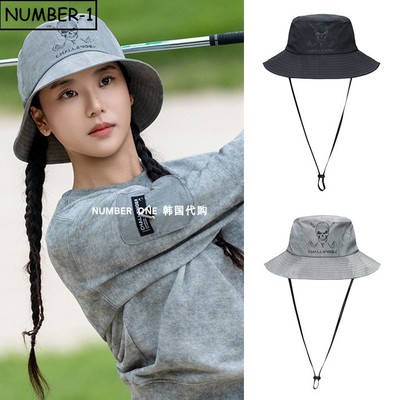 韩国代购challenger高尔夫球帽25年男女冬可拆卸绳子运动帽休闲帽