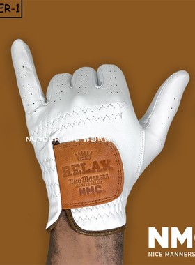 韩国代购bunkershop高尔夫配饰24年男女同款柔软舒适羊皮五指手套