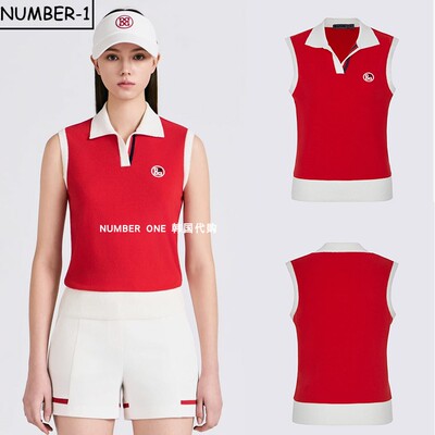 韩国代购GFORE高尔夫球服26年女款夏季透气舒适亲肤百搭背心上衣