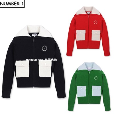 韩国代购CRAIG&KARL高尔夫球服25年女款冬季加厚保暖防风拉链外套