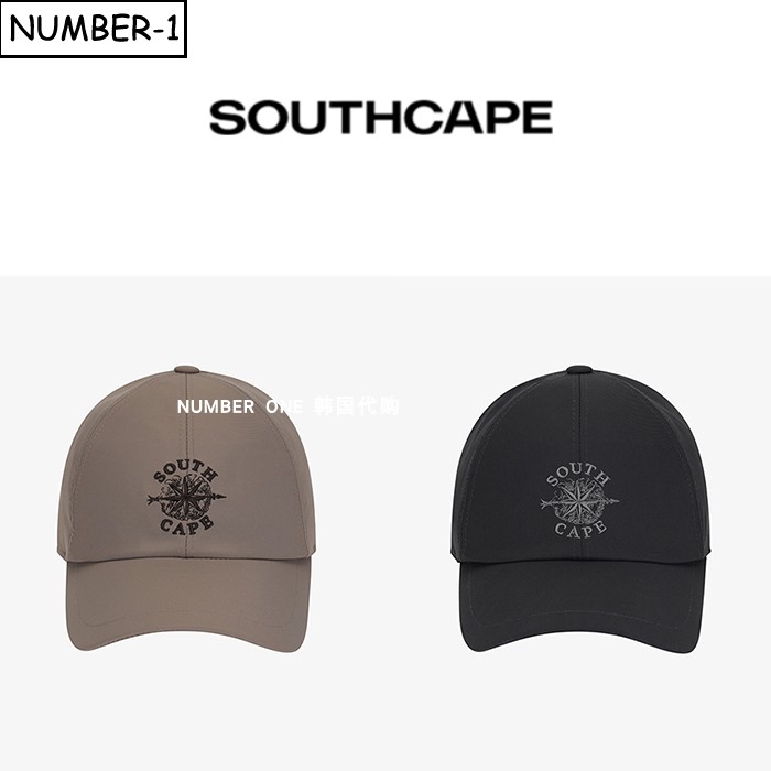 韩国代购southcape高尔夫球帽26年男秋纯色徽标刺绣运动帽休闲帽