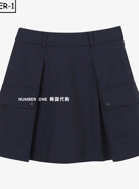 韩国代购APC高尔夫球服26年女款秋季时尚纯色个性半身短裙