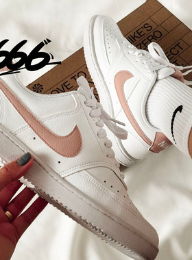 NIKE/耐克 COURT VISION LOW 男女低帮时尚运动休闲鞋CD5463-101