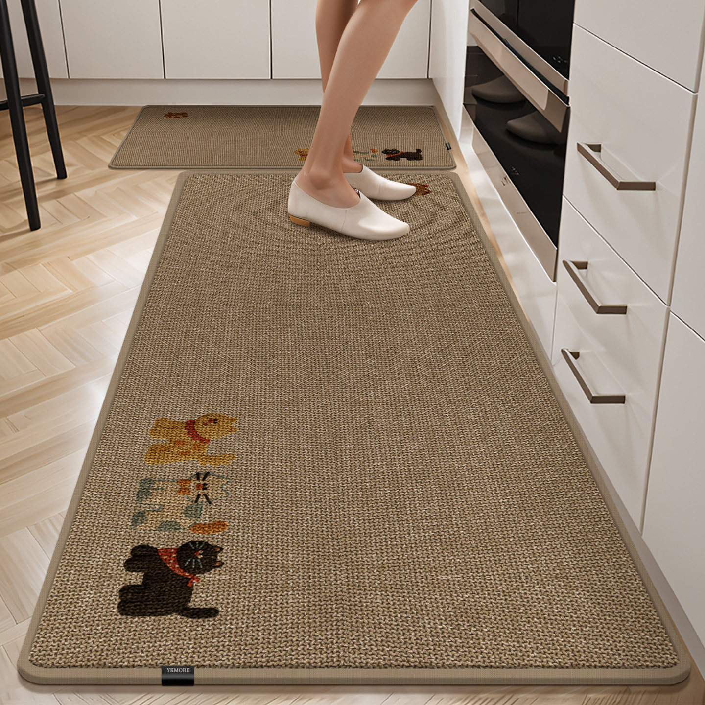 厨房地垫防滑防油可擦免洗洗碗池吸水吸油专用脚垫2025新款地毯垫,居家布艺,厨房地垫,淘宝优惠券,粉丝福利购,淘宝优惠卷