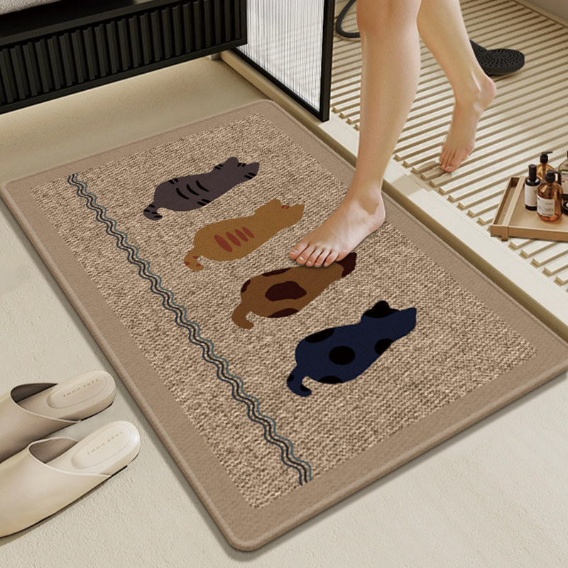 【至简优家】卫生间吸水防滑地垫